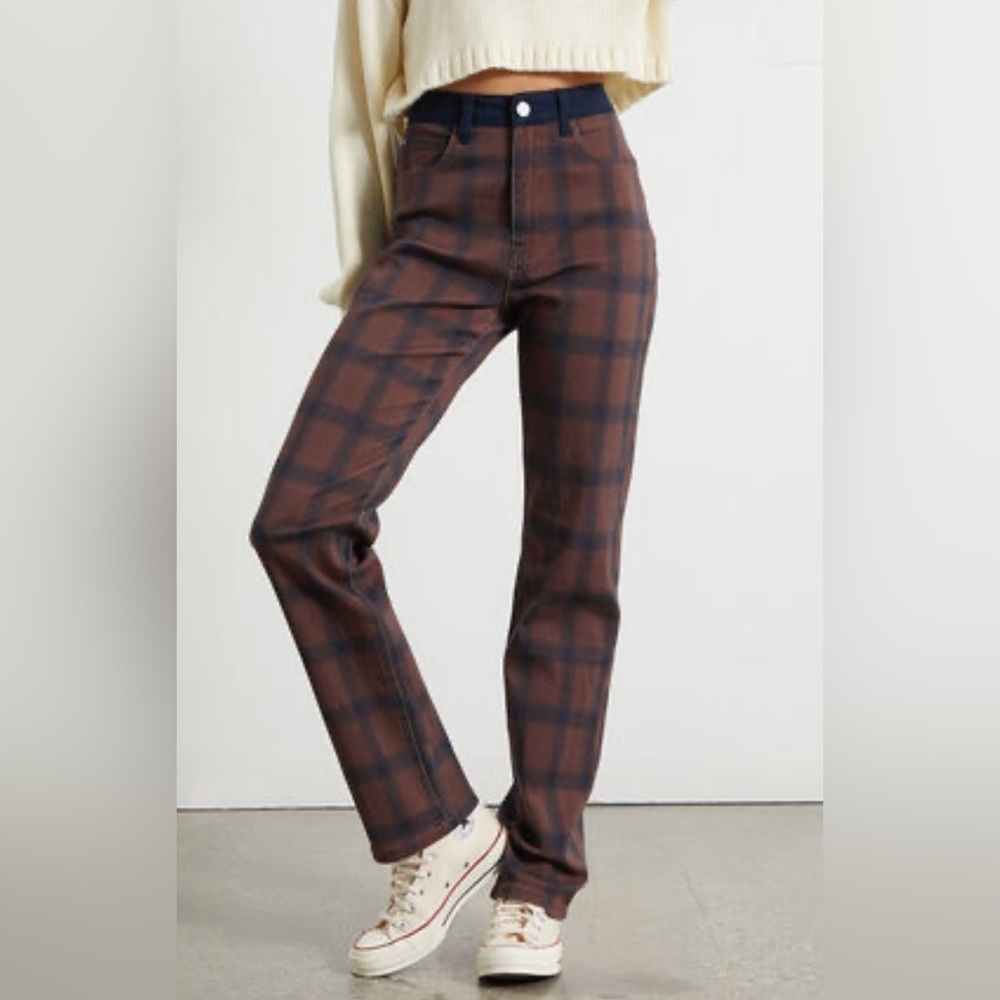 0305 - WEWOREWHAT Color Block Icon Jeans size 26